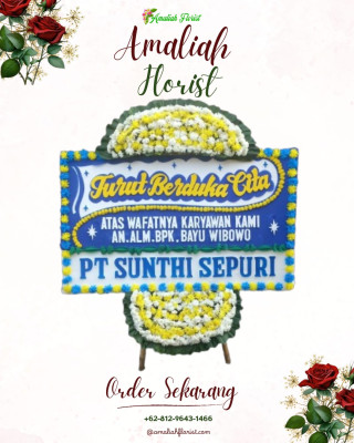Papan Bunga Duka di Kibin